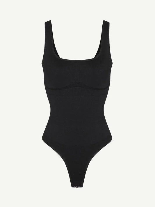 Seamless Outerwear Belly Control Thong Bodysuit